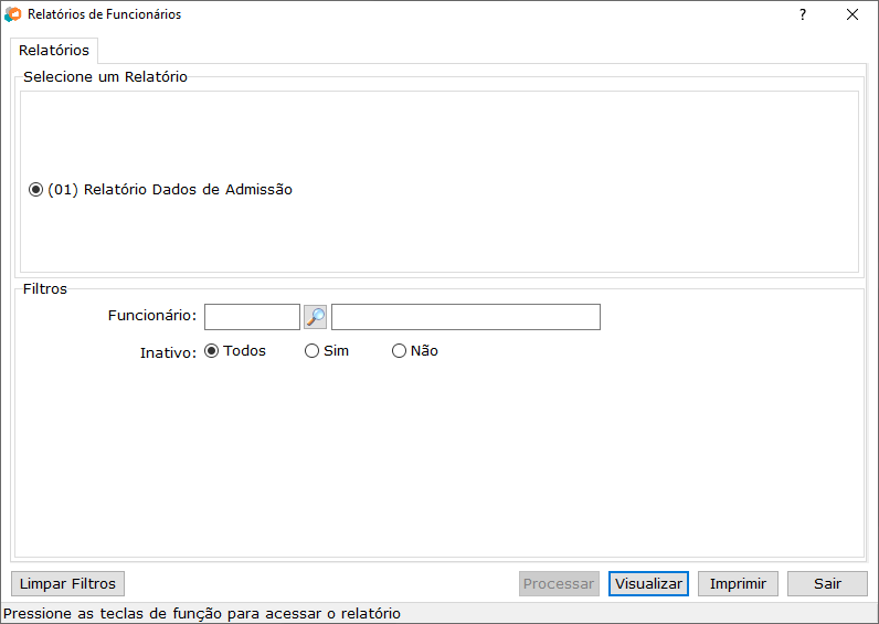Relatório de Funcionário - Geral
