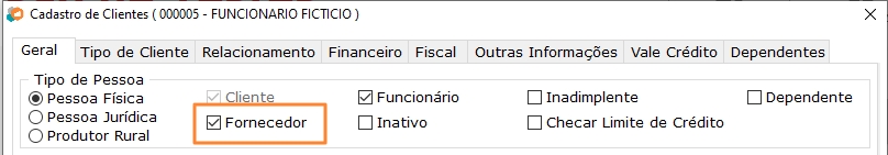 Cliente como fornecedor