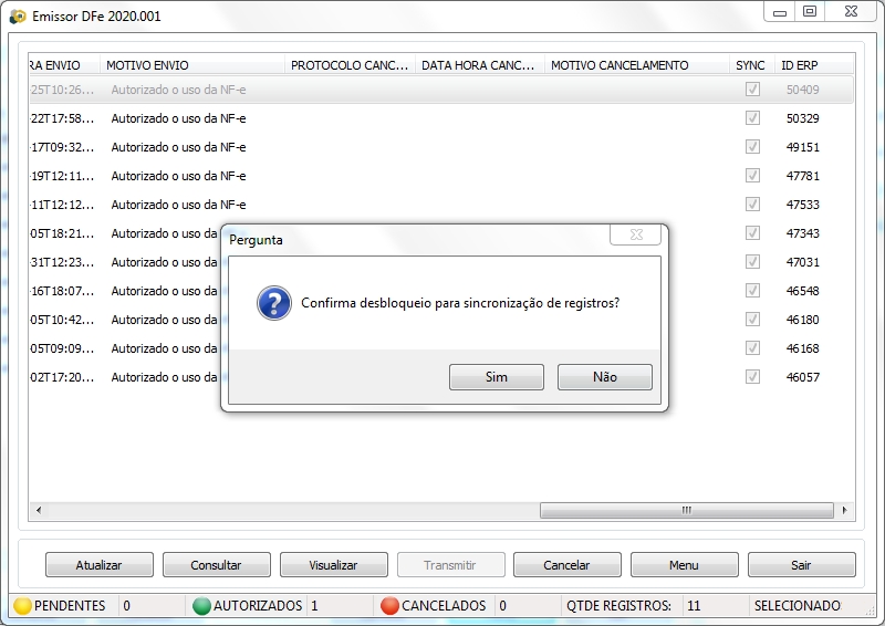 Manual Emissor DFE - Passo 6