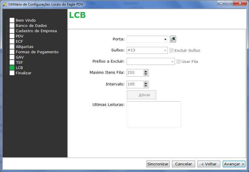 Leitor de Código de Barras